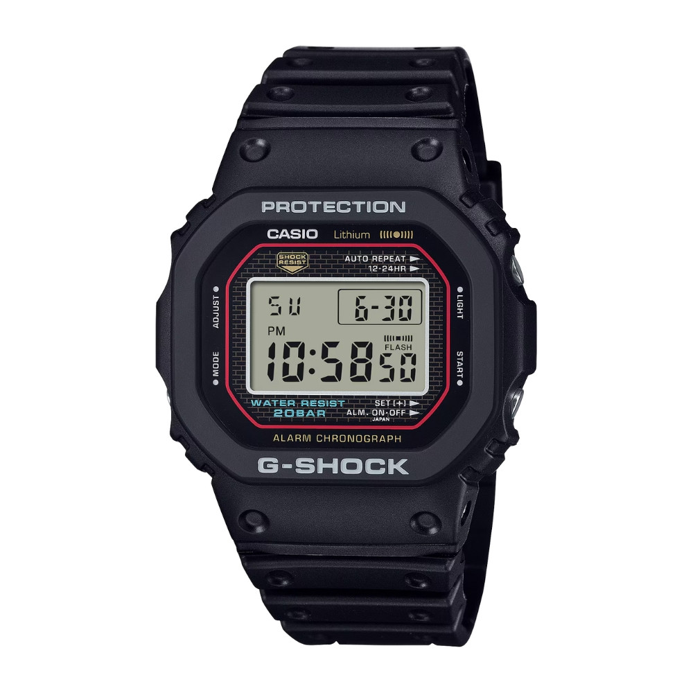 Re-creating the original design of the first G-SHOCK DIGITAL 5000 SERIES DW-5000R-1A