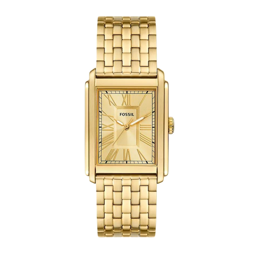Carraway Three-Hand Gold-Tone Stainless Steel Watch FS6009