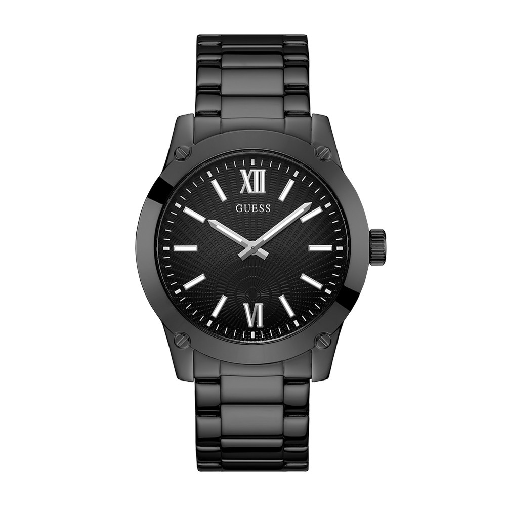GUESS Mens Black Analog Watch GW0574G3