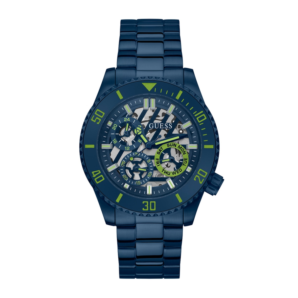 GUESS Mens Navy Multi-function Watch GW0488G4