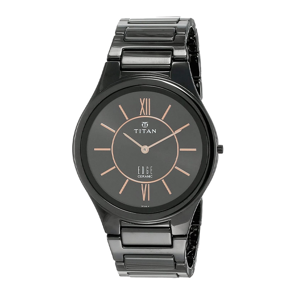 Titan Edge Ceramic - Slimmest Ceramic Analog Watch NR1696NC01