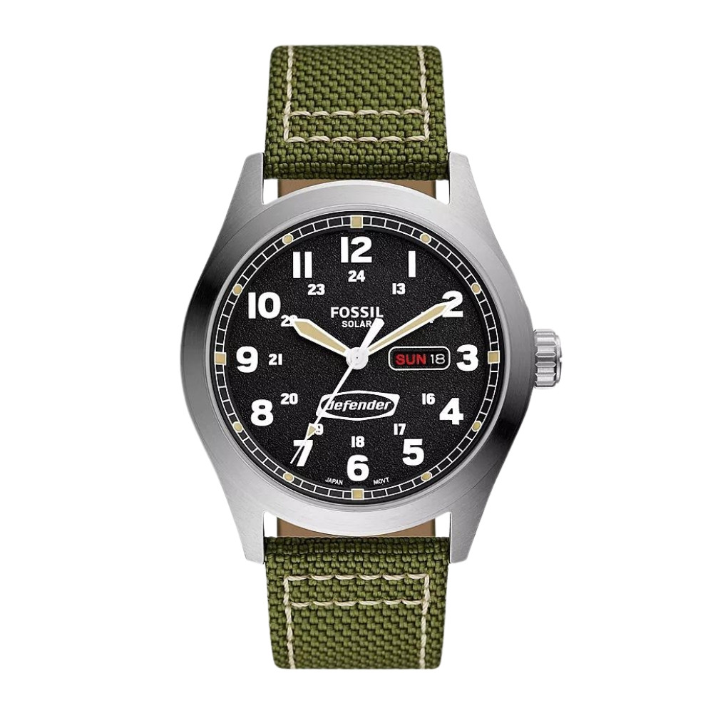 Defender Solar-Powered Olive Nylon Watch FS5977