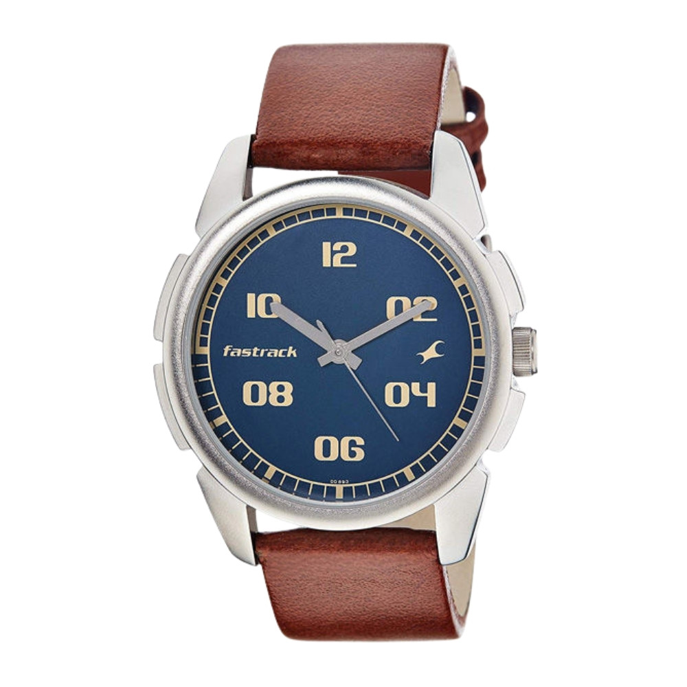 Fastrack Blue Dial Quartz Analog Watch for Guys NS3124SL02