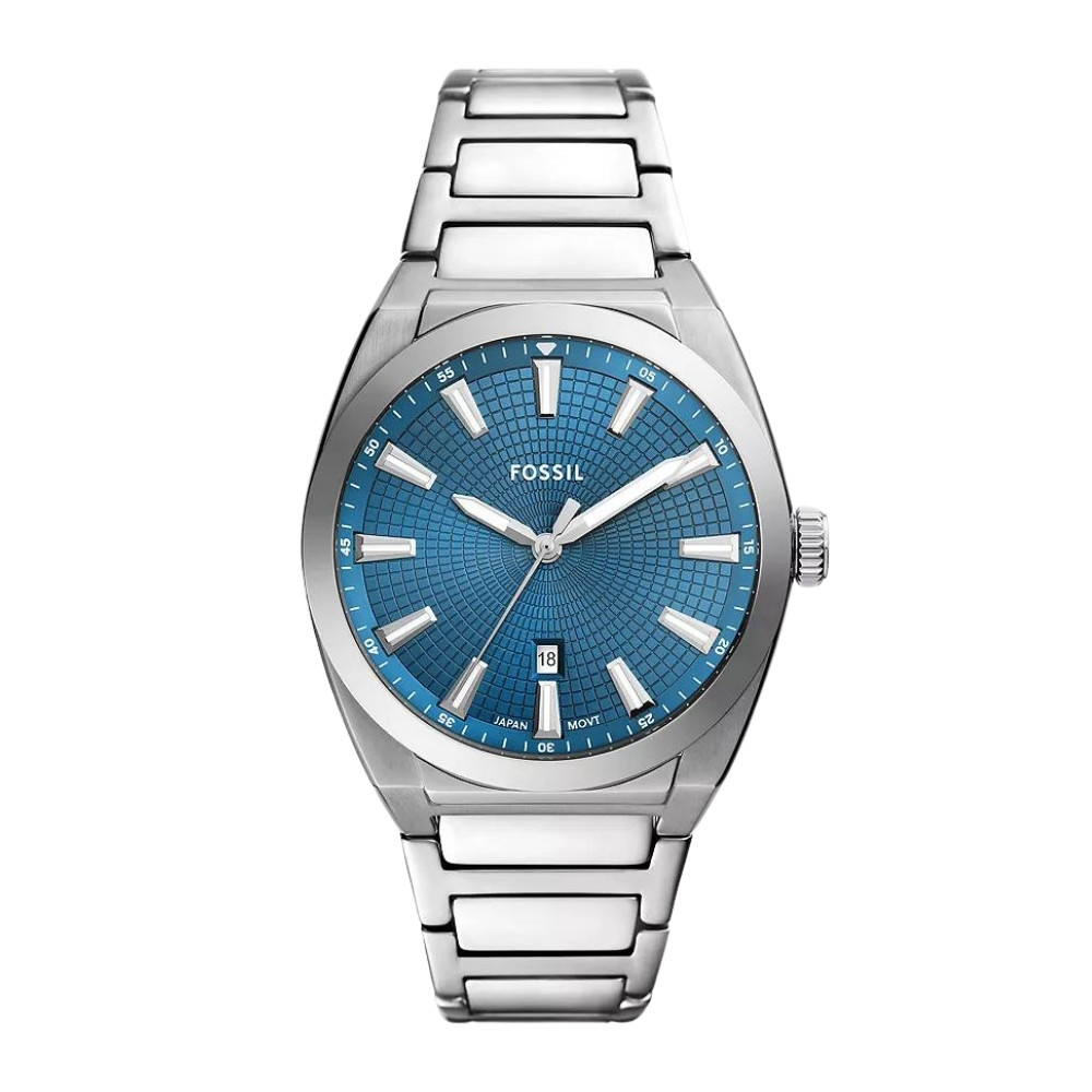 Everett Three-Hand Date Stainless Steel Watch FS6054
