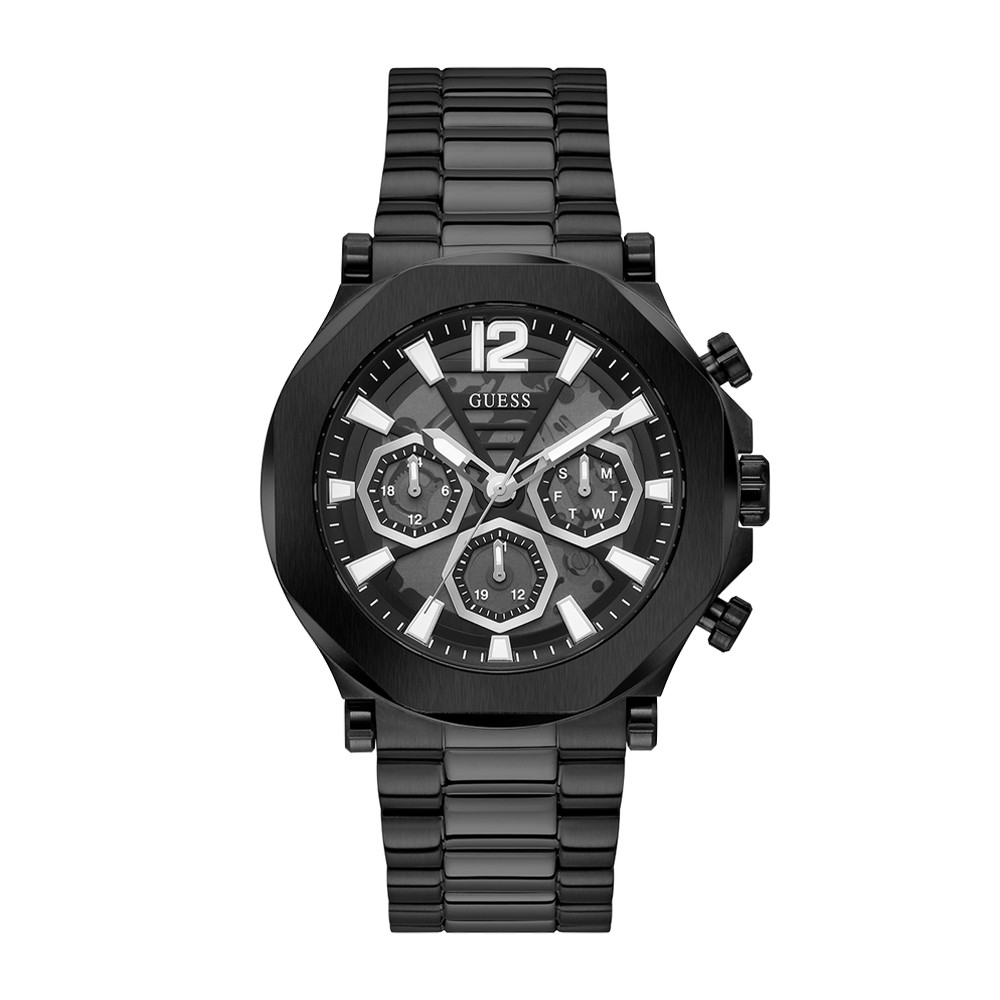 GUESS Mens Black Multi-function Watch GW0539G3
