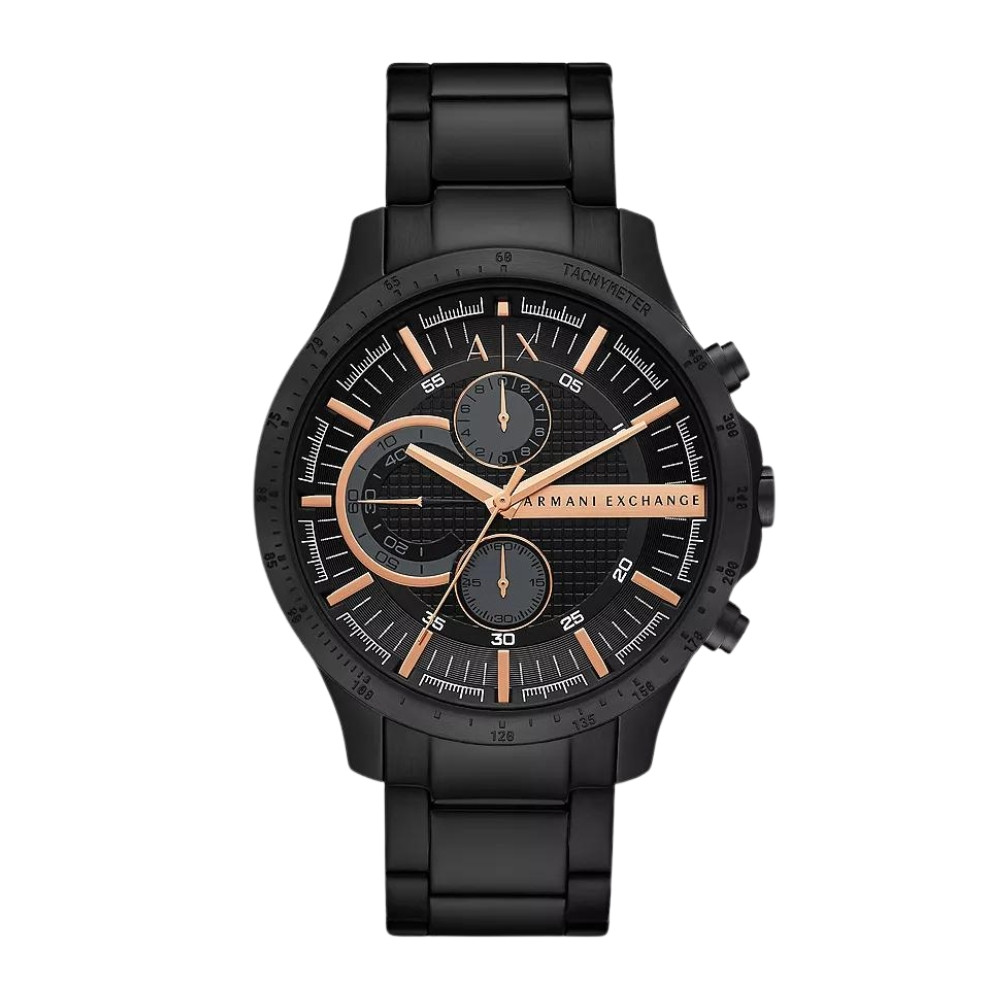 Armani Exchange Chronograph Black Stainless Steel Watch AX2429