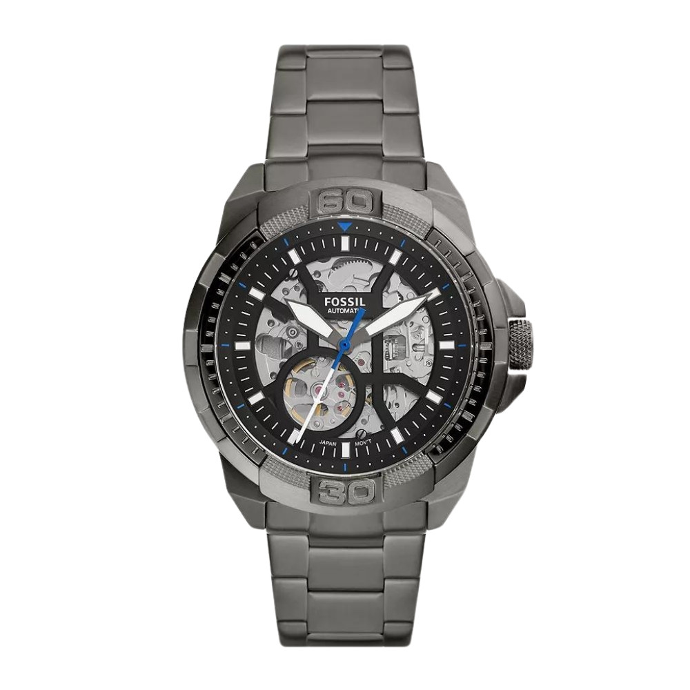 Bronson Automatic Smoke Stainless Steel Watch ME3218