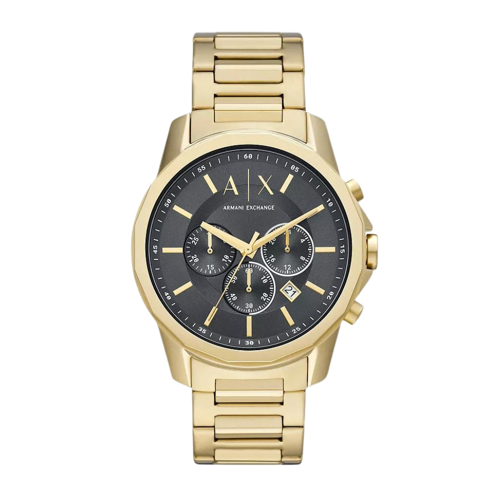 Armani Exchange Chronograph Gold-Tone Stainless Steel Watch AX1721