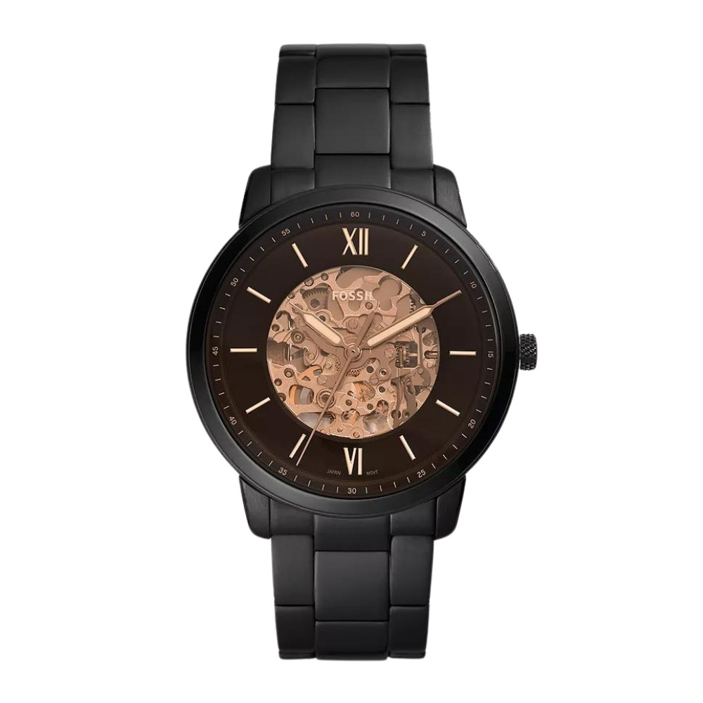 Neutra Automatic Black Stainless Steel Watch ME3183