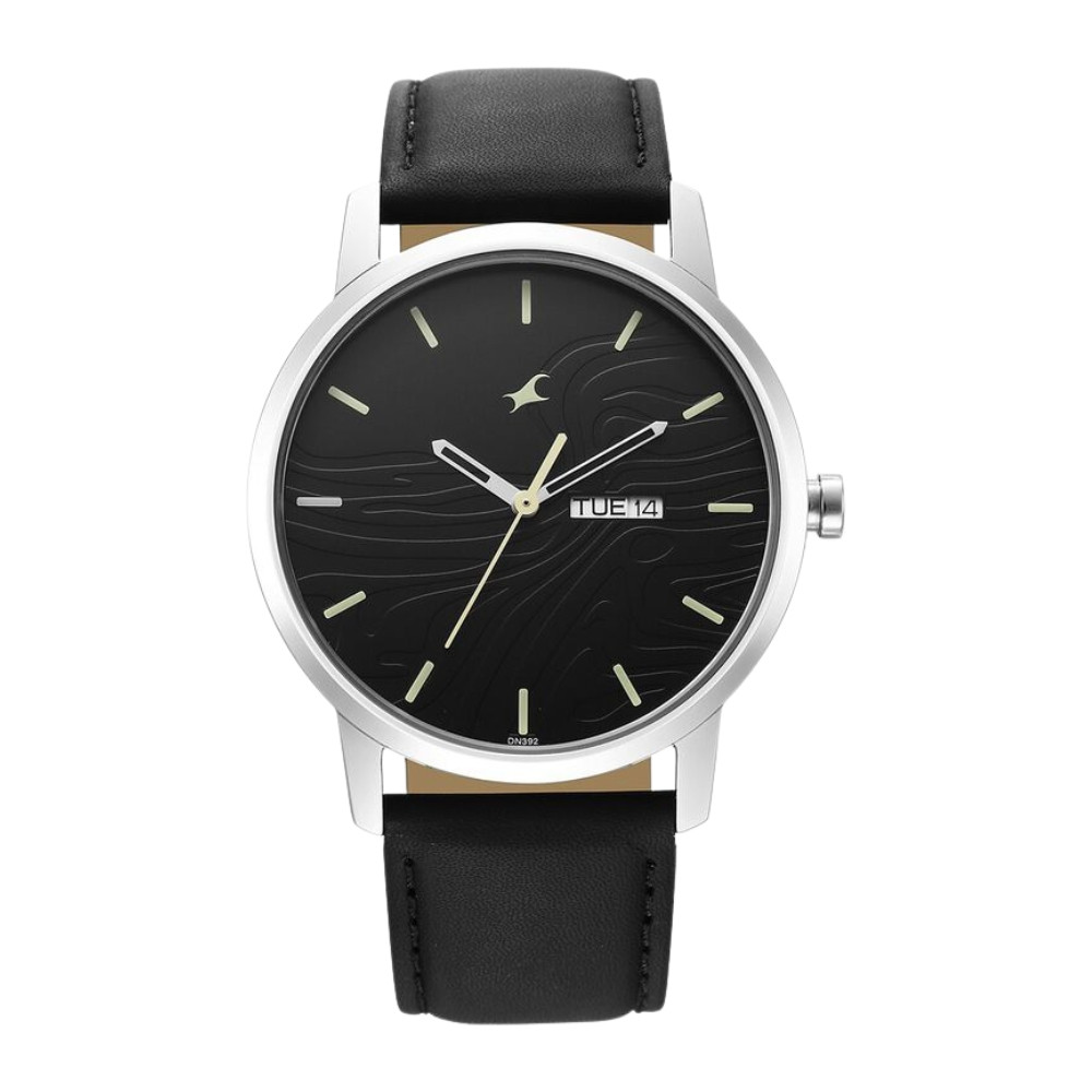 Fastrack Urban Camo Black Dial Watch for Guys 3295SL01